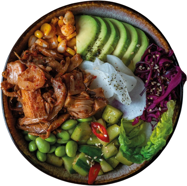 Jackfruit - Poke Bowl w El Patron